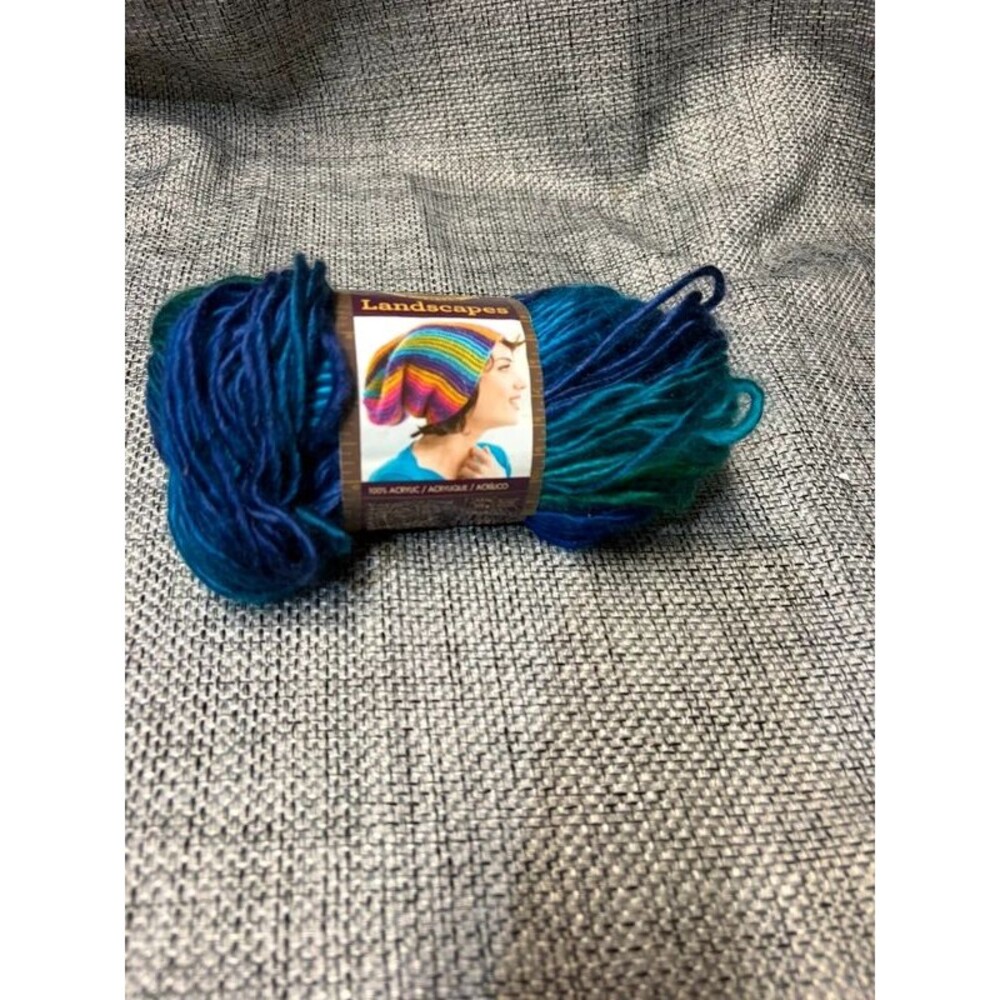 1 skein Lion Brand Landscapes Yarn in Blue Lagoon